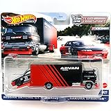 MATTEL HOTWHEELS 1:64SCALE TEAM TRANSPORT ”M” "NISSAN SKYLINE GT-R(BNR32) & SAKURA SPRINTER" マテル社製 ホットウィール 1:64スケール チームトランスポート M ケース「ニッサンスカイライン GT-R(BNR32) & サクラ・スプリンター」【並行輸入品】