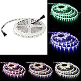 BZONE 5 M 300 LEDs 5050ホワイトテープLEDストリップライト、RGBWまたはRGBWW 