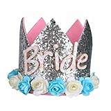 （イーエフイー）EFE　ベビー　王冠帽子　クラウン　パーティー　キッズ　　ヘアバンド　1歳　お誕生日　記念日　撮影　誕生日会　バースデープレゼント マルチカラー13 ワンサイズ
