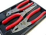 Snap-on スナップオン ペンチセット 3ピース レッド PL307ACF
