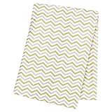Trend Lab Sage and Gray Chevron Deluxe Flannel Swaddle Blanket by Trend Lab [並行輸入品]