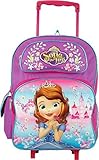 Disney Junior Sofia the First Lovely Castle 16" Large Rolling Backpack [並行輸入品]
