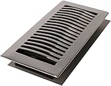 Decor Grates HSL212-C 2-Inch by 12-Inch Brass Floor Register, Chrome by Decor Grates