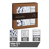 (エイデンアンドアネイ) aden+anais おくるみ スワドル aden+anis Single Swaddle Wrap 一枚単品　03インディゴ [並行輸入品]