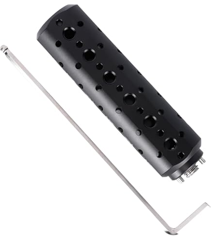 NICEYRIG Arri Mount Extension Bracket - With 1/4" & 3/8" Thread Holes For Camera Rigging