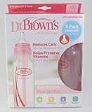 Dr. Brown's　哺乳瓶 ♪250ml、3本セット♪ ピンク　ドクター・ブラウン　ほ乳びん