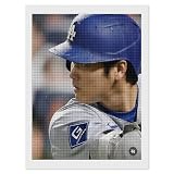 大谷翔平 ダイヤモンドアート 5D 制作キット 貼り付け範囲20×30cm スクエアビーズ 全面貼り付け イラストデザイン 壁飾り プレゼント