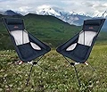 Cascade Mountain Tech 超軽量ハイバックチェア (2個パック)
