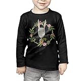 兎 うさぎ 水彩画 子供服 春秋 長袖 Tシャツ トレーナー 丸い襟 キッズ 男の子 女の子 ベビー おしゃれ カジュアル ファッション 可愛い