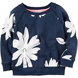 Carter's(カーターズ) フローラル フレンチテリー プルオーバー ブルー アウタージャケット 3歳【並行輸入】