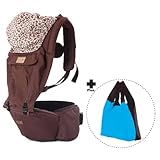 TODBI 3Dスタイルヒップシート&ベビーキャリア エコバック付き 【正規代理店1年無償保証付】 (ブラウン)