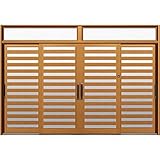 YKKAP 断熱玄関引戸 冴II 新槇4枚建[ランマ付] DHS-3454:D3仕様[幅3510mm×高2410mm]