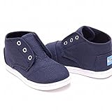 【TOMS】トムス PASEO-MID NAVY CANVAS  キッズ/ベビー ハイカットシューズ 10002716 (T6(13cm)) [並行輸入品]