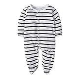 (ビッグエレファント) Big Elephant　ベビー服　女の子 男の子　ロンパース　長袖　足つき　ロング丈パンツ　70 80 90 95 3-24ヶ月可　H38