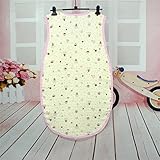 Sawors 4重ガーゼ ベビー スリーパー キッズ パジャマ 寝袋 オーガニック 通気 子供服 ベビー服 寝袋 100%コットン 綿 子供 赤ちゃん ボタン開閉式 四節用 夏はさらさら 冬はあったか