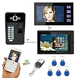 7"2 IR-CUT HD 1000TVL有線CCDカメラの夜間有線/無線Wifiビデオドアベルインターホンシステムを監視