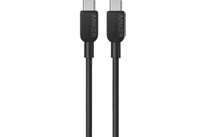 Anker 310 USB-C & USB-C ケーブル 60W USB PD対応 MacBook Pro iPad Pro Galaxy S23 他 (0.9m ブラック)