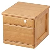 40-092 ライトブラウン タモ 小物チェスト2段タモ チェスト 小物 A4サイズ 収納 整理 鍵付き 2段 シンプル カギ付き ヤマソロ 新築 お祝い 父の日 母の日 プレゼント ヤマソロ 【送料無料】