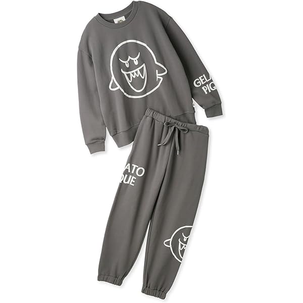 【新品】ジェラピケ マリオ ルイージ なりきり パーカー ロングパンツ セット 新品】ジェラピケ マリオ ルイージ なりきり パーカー ロングパンツ