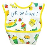 Dex Baby Dura Bib - Stage 1 - Small (Let's Do Lunch) by Dex Baby [並行輸入品]