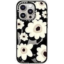iPhone17Pro Casetify iPhone用ケース 白い花柄 iPhone 17 ケース クリア フラワー 17Pro 17Max 17Air iPhone16