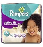 パンパースアクティブフィットサイズ6（特大）本質的なパック31おむつ (Pampers) (x2) - Pampers Active Fit Size 6 (Extra Large) Essentia