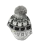 (ザノースフェイス) THE NORTH FACE キッズハット・帽子 Faroe Beanie (Infant) Metallic Silver/TNF White XXS n/a [並行輸入品]
