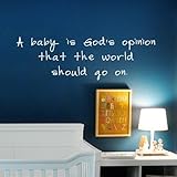 Pop Decors WL-0157-Va Inspirational Quote Wall Decal A Basy is God's Option [並行輸入品]