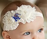 Memphis Tigersベビー/幼児用Shabby Flowerヘアリボンヘアバンド