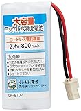 NinoLite 子機 電池 CP-BT07 BK-T406 HHR-T406 UBATM0030AFZZ M-003 電池パック-086 電池パック-087 HBT500 等 対応