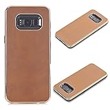 Galaxy S8 保護ケース、elecfanJ スリム フィットカバー、擦り傷防止 衝撃吸収ケース おしゃれカバー