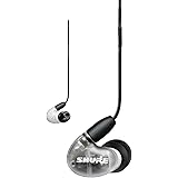 SHURE シュア イヤホン 有線 マイク付き AONIC 4 SE42HYW+UNI-A ホワイト 高遮音性 カナル型 ワイヤレス変換可（別売） MMCX リケーブル プロ仕様 配信 音楽 オーディオリスニング レコーディング 録音 楽器 在宅勤務