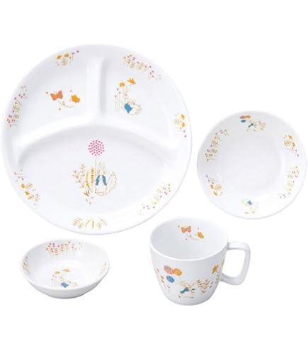 Amazon | ハローキティ 食器 4点セット | Hello Tokyo | 子ども用食器