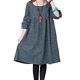 (マーシェル) Marshel マタニティ ワンピース 花柄 産前 産後 長く使える 妊婦服 ブルーグリーン L