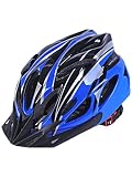 Unafreely 成人用ヘルメット 自転車 インラインスケート、スケート、クールスタイル 調整可能 55cm～62cm 女の子 男の子 ジュニア (蓝黑)