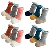 LUXEHOME ( yr1622 )新しいスタイルソフトベビー幼児用厚手コットンソックス、12組1パック US サイズ: M カラー: マルチカラー