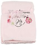 Little Beginnings "Thank Heaven for Little Girls" Baby Blanket - light pink, one size by Little begi