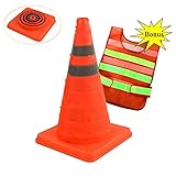 警告三角形折りたたみ式緊急警告triangle-emergency Road Flasher、警告三角形Signs Reflective レッド 002-Cone1 1