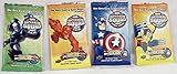 4 Packs of Marvel Super Squad Online Trading Cards Booster Packs Capt America Wolverine Daredevil Wi