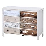 【メーカー直送】ビアンコ ワイドチェスト 商品コード：13838 不二貿易