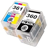 BC-360 XL(BK/顔料ブラック) + BC-361 XL(CL/カラー)【合計2本セット】 最新 互換 《詰め替えインク》 (大容量) 360 361 インク BC360 BC361 BC-360xl BC-361xl 補充用 純正カートリッジ対応 Canon キャノン (対応機種: PIXUS TS5330 / TS5430)【STAR JET製】