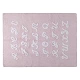 Lorena Canals ABC Washable Rug (Pink) by Lorena Canals