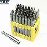 TASP 32 PC 75 mm の長さの CRV ドライバビットセット 1/4 「六角シャンクネジ（トルクスヘッドツール