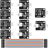 Youmile 5個デジタル38khz Irレシーバーセンサーモジュール + 5個 38khz Irの送信機センサーモジュール デュポンケーブル付きfor Arduino電子ビルディングブロック用