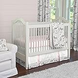 Carousel Designs Pink and Gray Woodland 3-Piece Crib Bedding Set by Carousel Designs