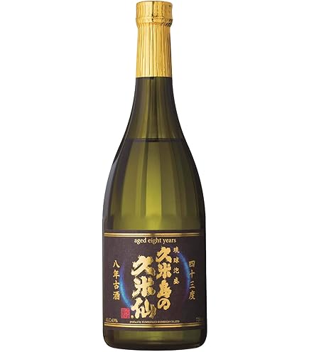 Amazon.co.jp: 泡盛 久米島の久米仙 ブラック古酒 30度 720ml : 食品