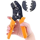 Hilitchi Dupont Professional Pin Crimping Tool 2.54mm 3.96mm 28-18awg 0.1-1.0mm² for Dupont Terminal