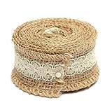 トップ販売最高の価格特別オファー 2 メートル ナチュラル ジュート ヘッセ行列麻布リボン素朴な結婚式ベルト スト ラップ フローリストリー パーティー の装飾クラフト-Type1