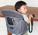 ヤトミ happiness ハイバックテーブルチェアー グレー CC-111317-GR【取付可能テーブル幅20~85mm】