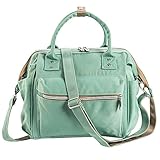 Enjoygojp マザーズバッグ ショルダー ママバッグ 3way リュック 多機能 大容量 旅行用バッグ 防水 超軽量 哺乳瓶ポーチ付きジムバッグ レディース (グリーン)